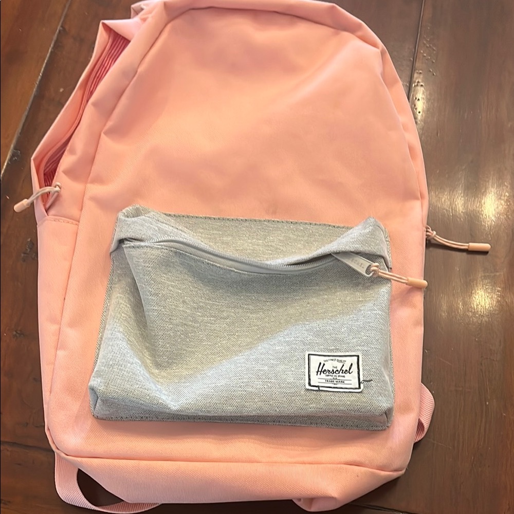 Herschel Supply Company Pink and Gray Backpack